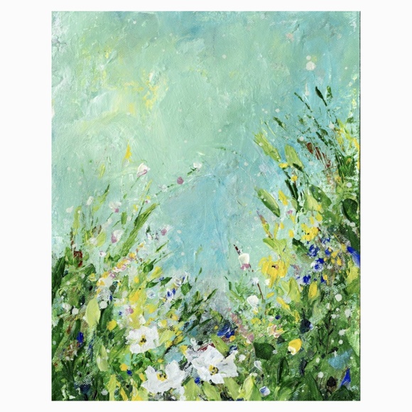 A Meadow Journey 9 - Framed Floral Painting by Kathy Morton Stanion - Picture 4 of 4